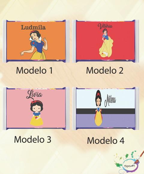 Rotulo Pipoca de Microondas-branca de Neve