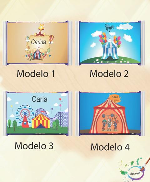 Rotulo Pipoca de Microondas-circo