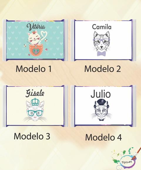 Rotulo Pipoca de Microondas-gatinho
