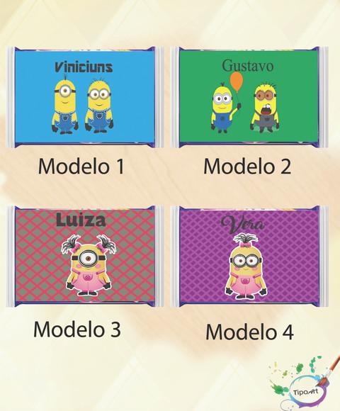 Rotulo Pipoca de Microondas-minions