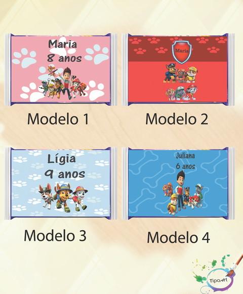 Rotulo Pipoca de Microondas-patrulha Canina