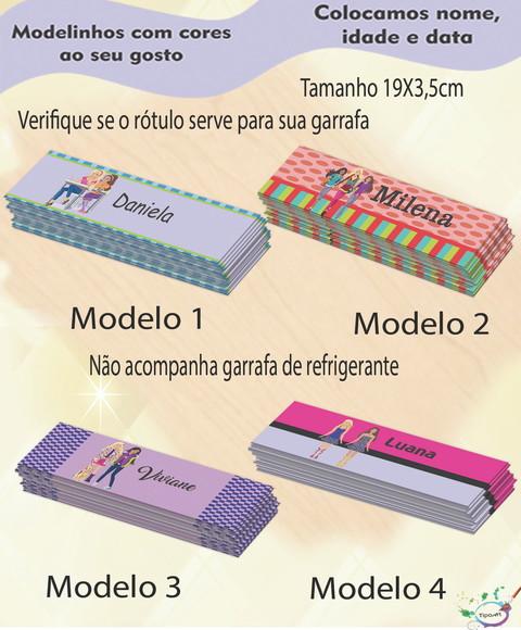 Rótulo Refrigerante-barbie