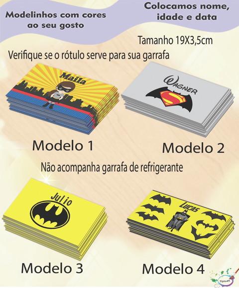 Rótulo Refrigerante-batman