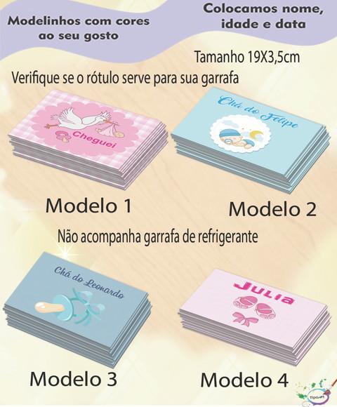 Rótulo Refrigerante-chá de Bebê