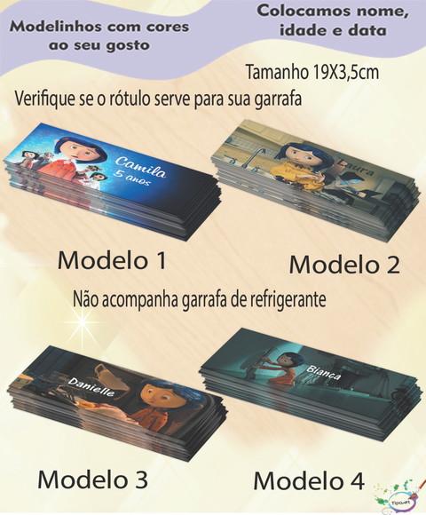 Rótulo Refrigerante-caroline e o Mundo Secreto