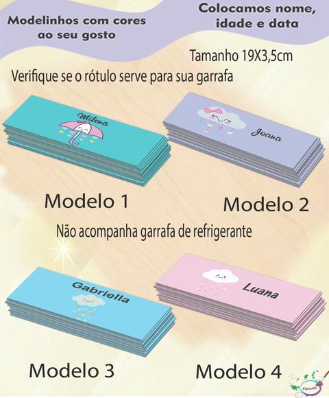 Rótulo Refrigerante-chuva de Amor