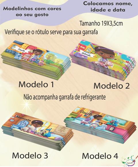 Rótulo Refrigerante-doutora Brinquedos