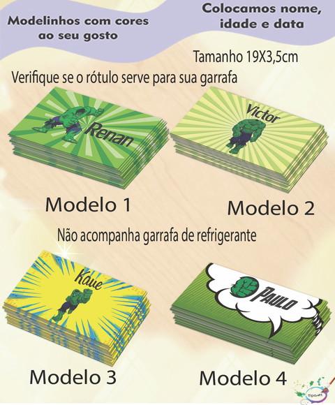 Rótulo Refrigerante-hulk