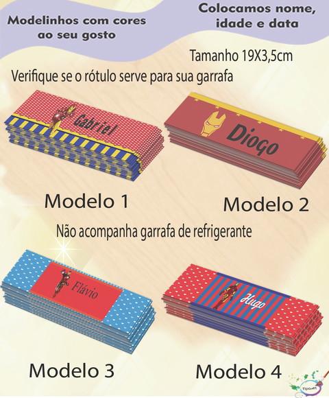 Rótulo Refrigerante-homem de Ferro