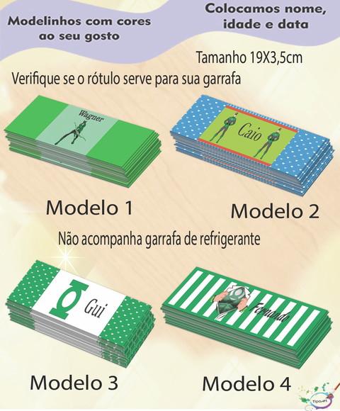 Rótulo Refrigerante-lanterna Verde