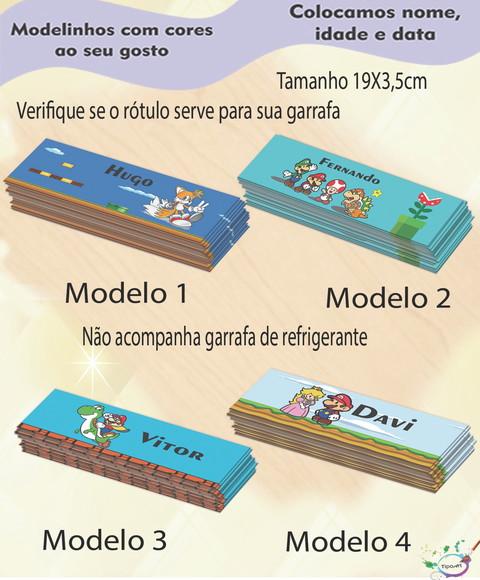 Rótulo Refrigerante-mario Bros