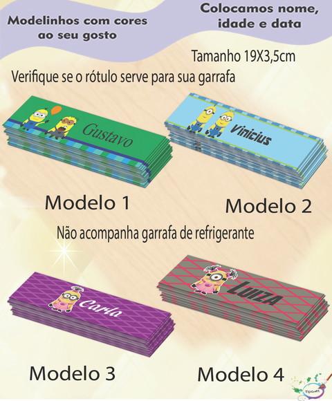 Rótulo Refrigerante-minions