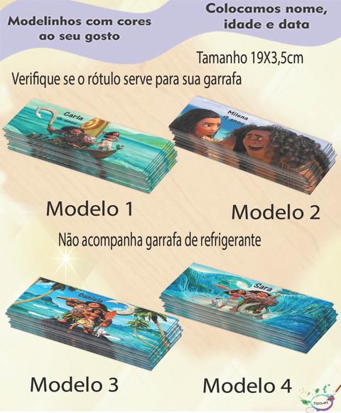 Rótulo Refrigerante-moana e Mauí