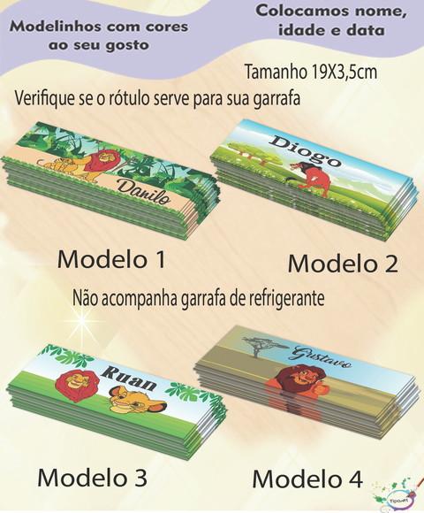 Rótulo Refrigerante-rei Leão