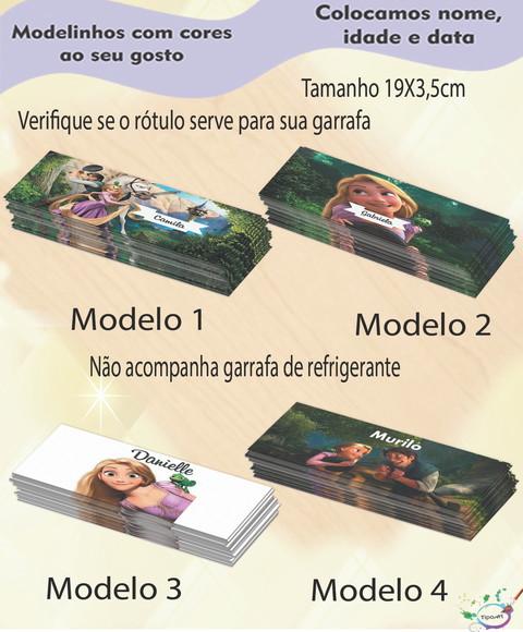 Rótulo Refrigerante-rapunzel