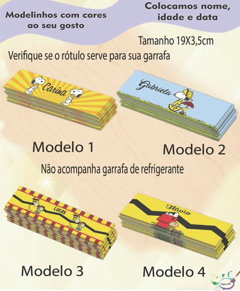Rótulo Refrigerante-snoopy