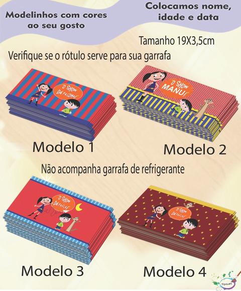 Rótulo Refrigerante-show da Luna