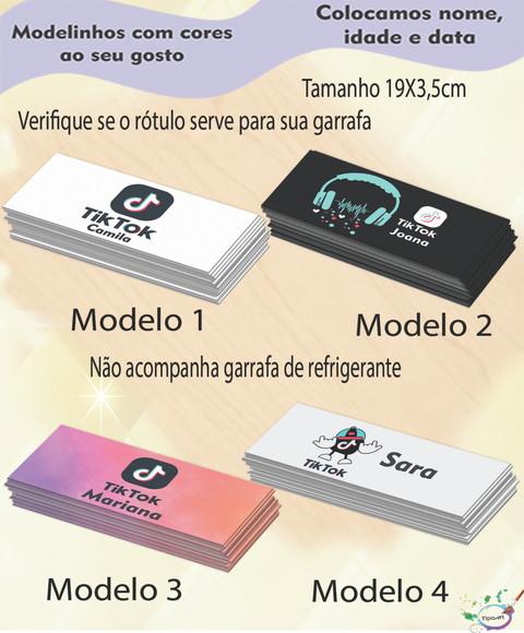 Rótulo Refrigerante-tik Tok