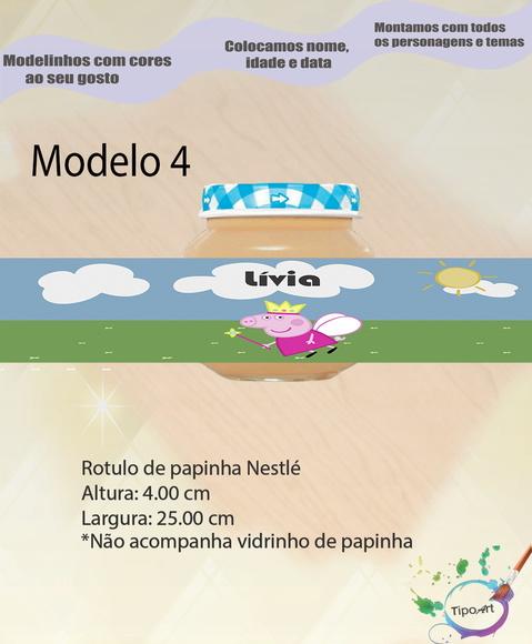 Rótulo Vidro Papinha
