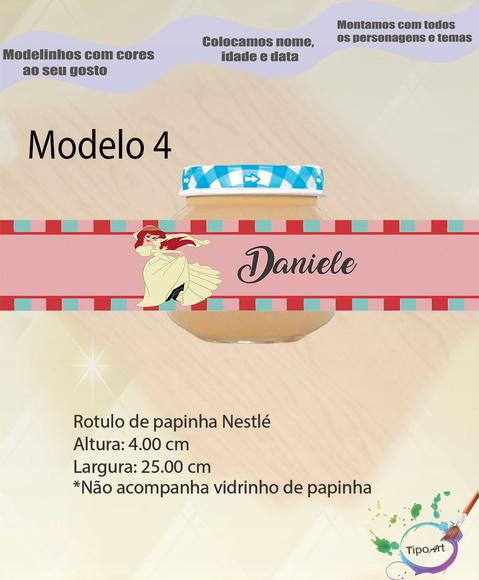 Rótulo Vidro Papinha-ariel