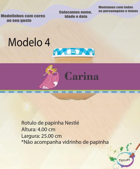 Rótulo Vidro Papinha-aurora