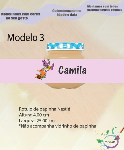 Rótulo Vidro Papinha-backyardigans