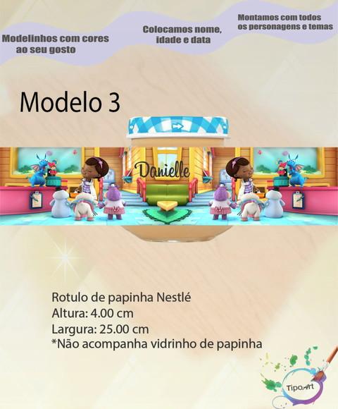 Rótulo Vidro Papinha-doutora Brinquedos