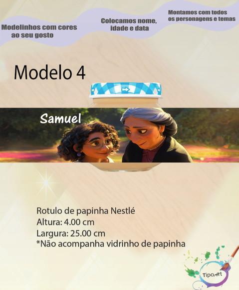 Rótulo Vidro Papinha-encanto
