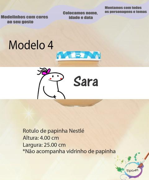 Rótulo Vidro Papinha-flork