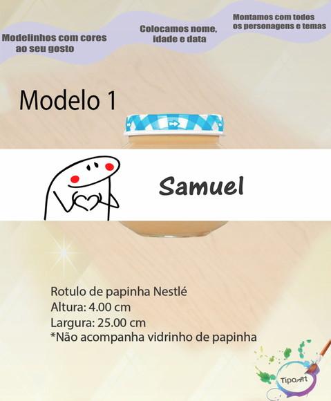 Rótulo Vidro Papinha-flork