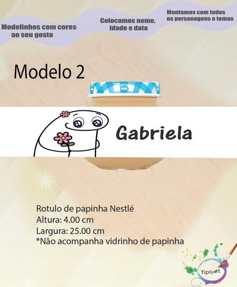 Rótulo Vidro Papinha-flork