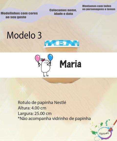 Rótulo Vidro Papinha-flork