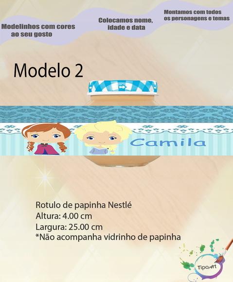 Rótulo Vidro Papinha-frozen