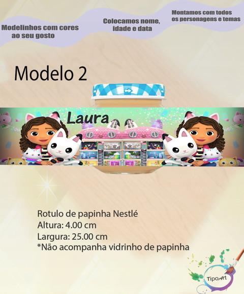 Rótulo Vidro Papinha-gabi Casa Mágica