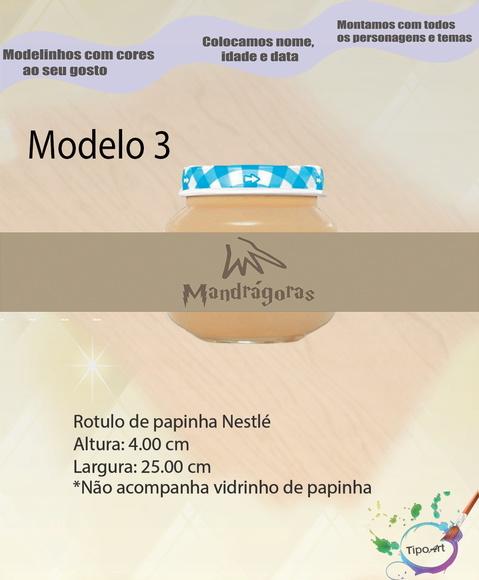Rótulo Vidro Papinha-harry Potter-modelo 2