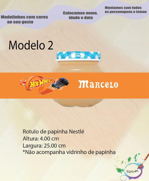 Rótulo Vidro Papinha-hot Whells