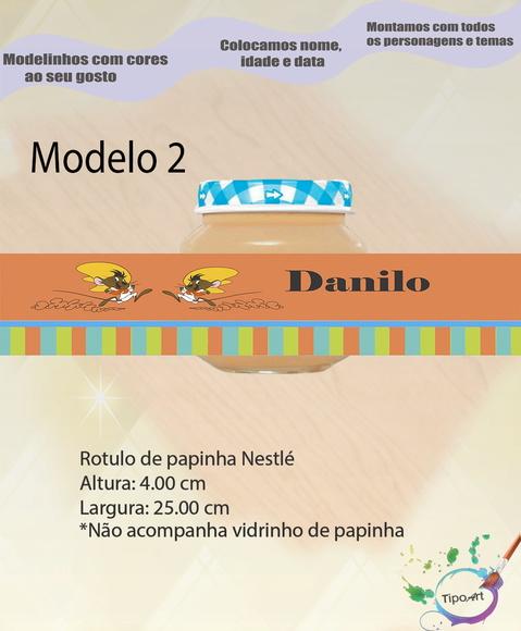 Rótulo Vidro Papinha-ligeirinho