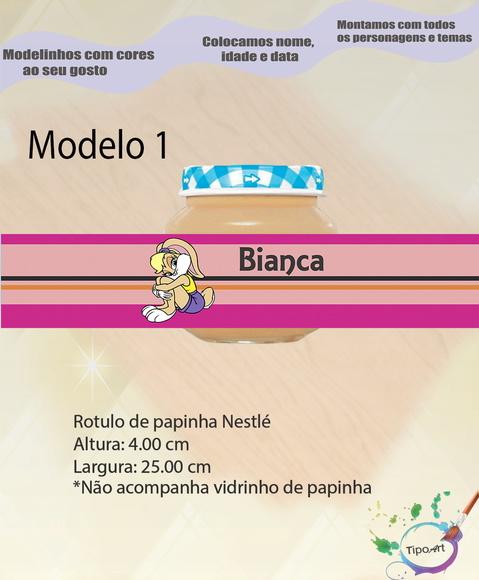Rótulo Vidro Papinha-lola