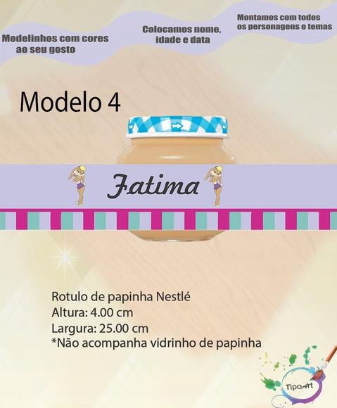 Rótulo Vidro Papinha-lola