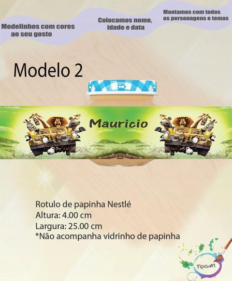Rótulo Vidro Papinha-madagascar