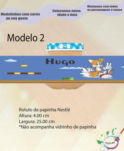 Rótulo Vidro Papinha-mario Bros