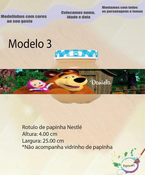 Rótulo Vidro Papinha-masha