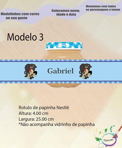Rótulo Vidro Papinha-mogli