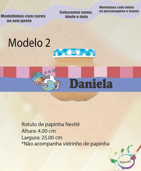 Rótulo Vidro Papinha-patatí Patatá