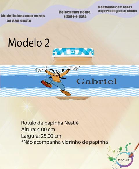 Rótulo Vidro Papinha-pateta