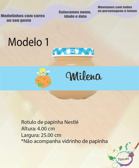 Rótulo Vidro Papinha-pequeno Príncipe