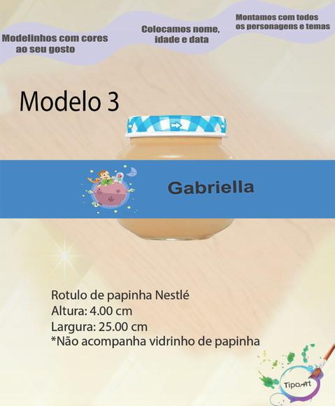Rótulo Vidro Papinha-pequeno Príncipe