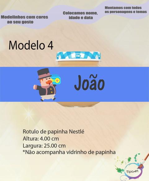 Rótulo Vidro Papinha-radio Bita