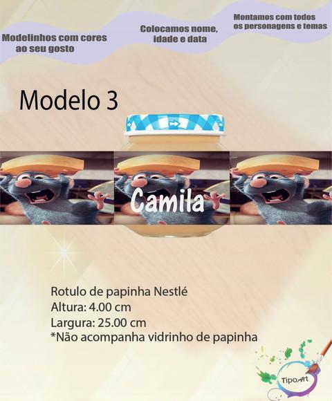 Rótulo Vidro Papinha-ratatouille