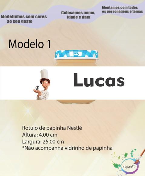 Rótulo Vidro Papinha-ratatouille